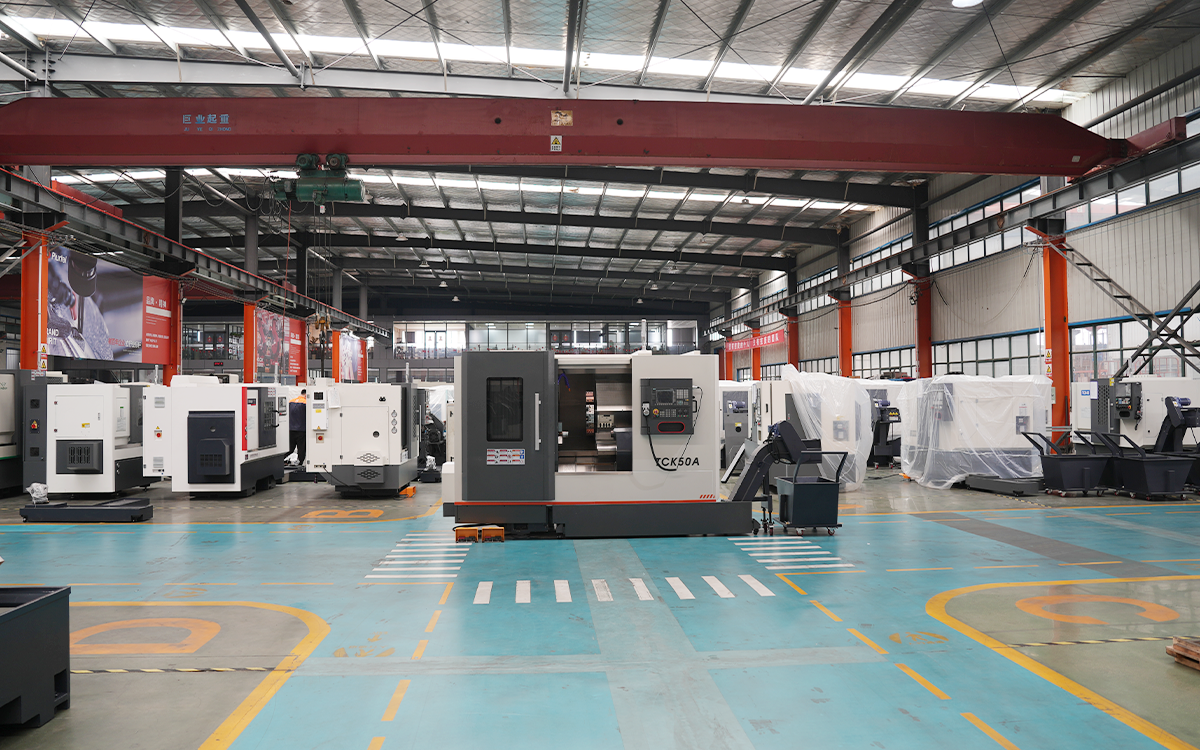 Machine tool production workshop