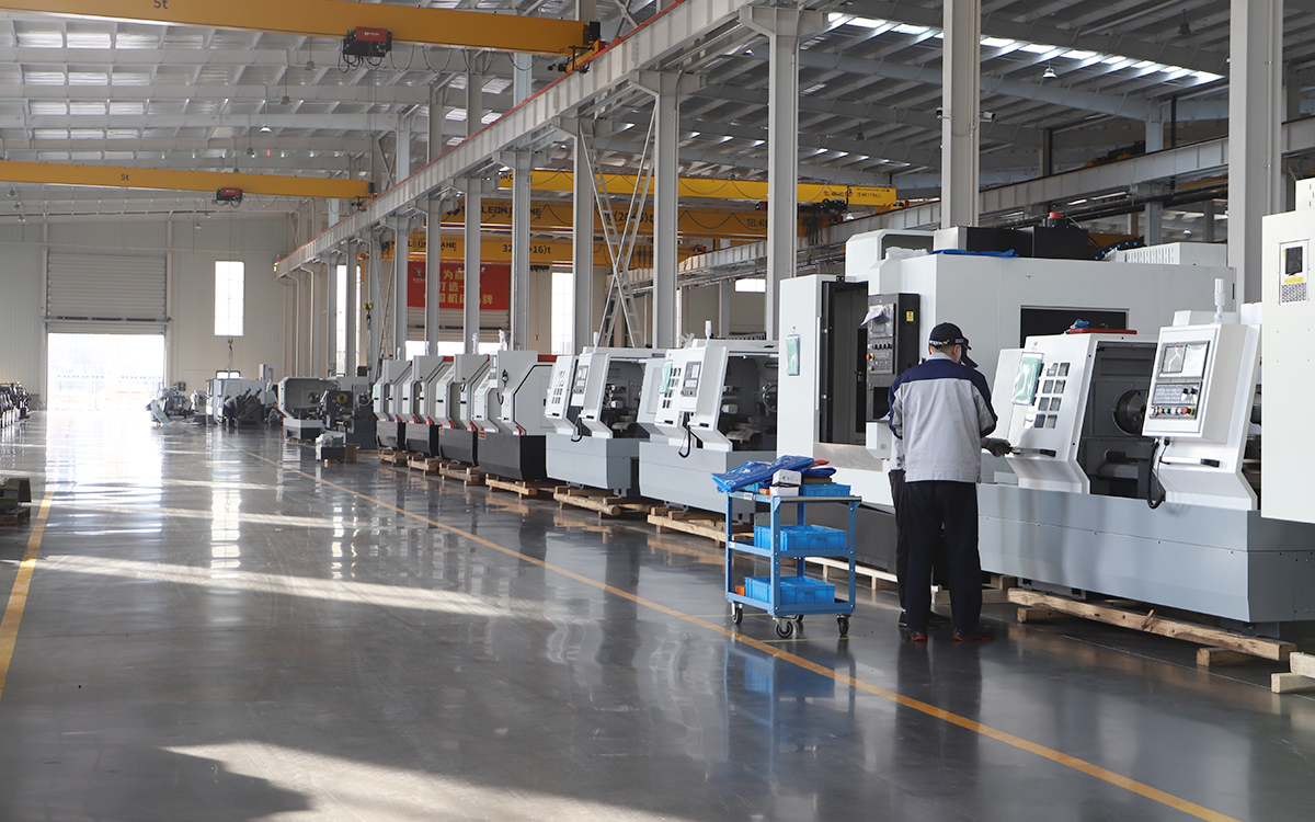 Machine tool production workshop