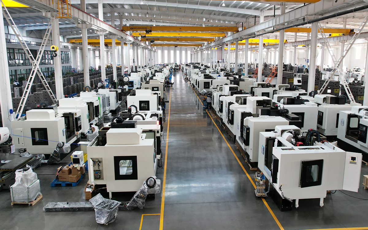 Machine tool production workshop